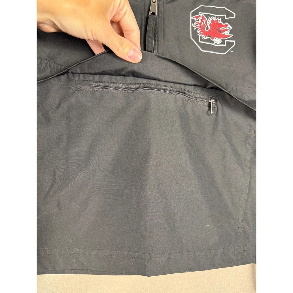 Champion South Carolina Gamecocks Windbreaker Kids XS Black Quarter Zip Hooded